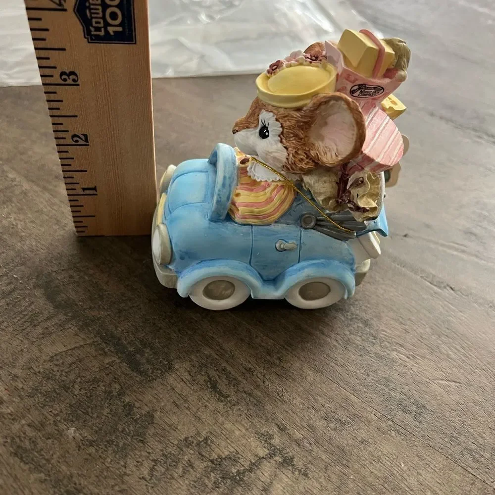 Vintage 1992 Mouse Capers Car San Francisco Music Box. NWT. Shop.